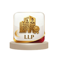 Limited Liability Partnership (LLP) team icon representing partnership business registration